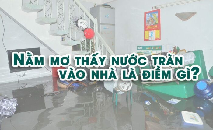 Điềm báo tốt hay xấu khi mơ thấy nước tràn vào nhà