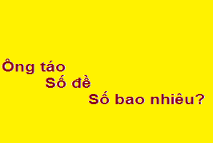 Nằm mơ thấy ông Táo số mấy?